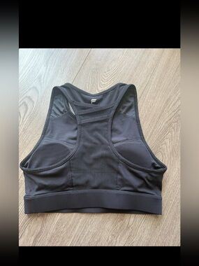 Fabletics Sports Bra with Phone Holder Size M Black Color